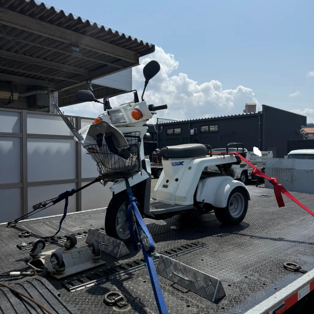 バイク事故レッカー